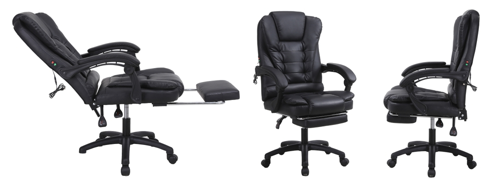 black heavy duty office chair