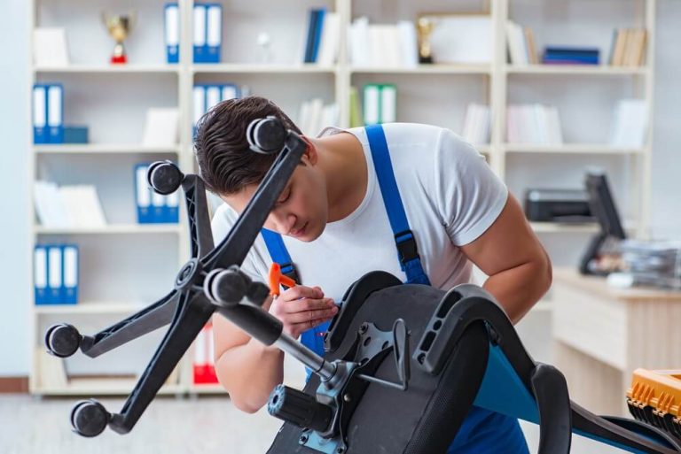 how to remove office chair base