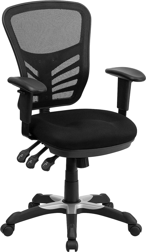 Flash Furniture Nicholas Mid-Back Black