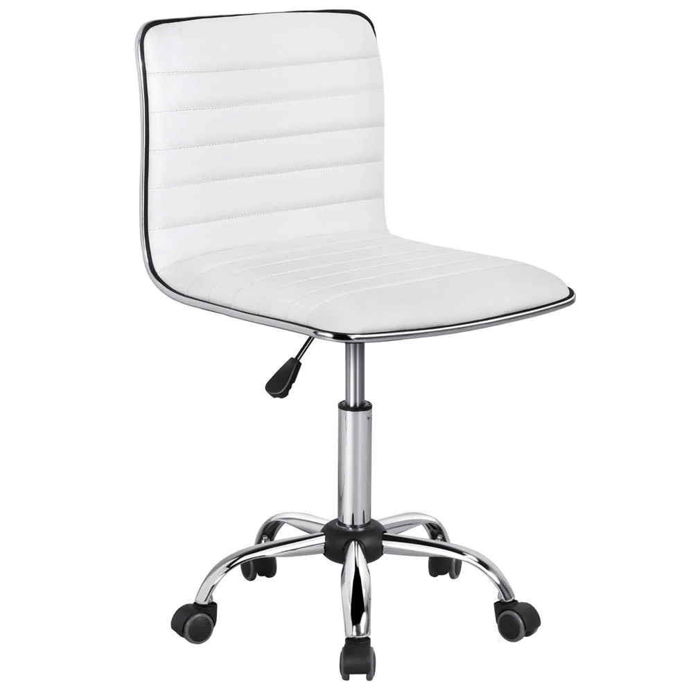 Yaheetech PU Leather Low Back Desk Office Chair