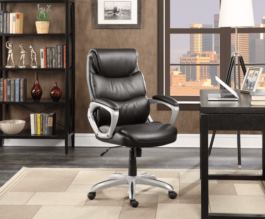 serta office chair in work space