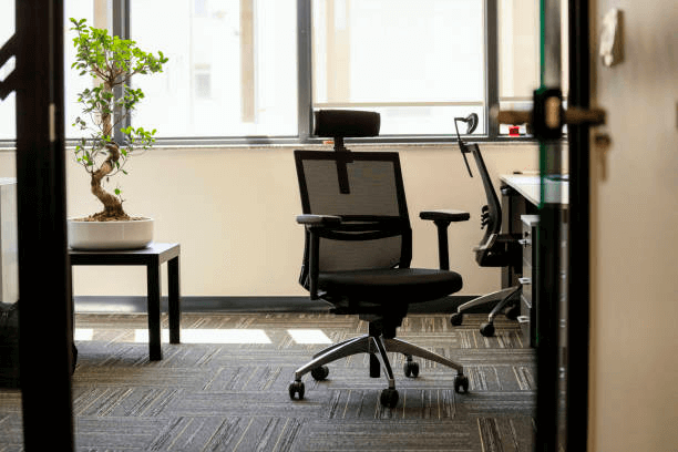 Office chairs have features that improve ergonomics