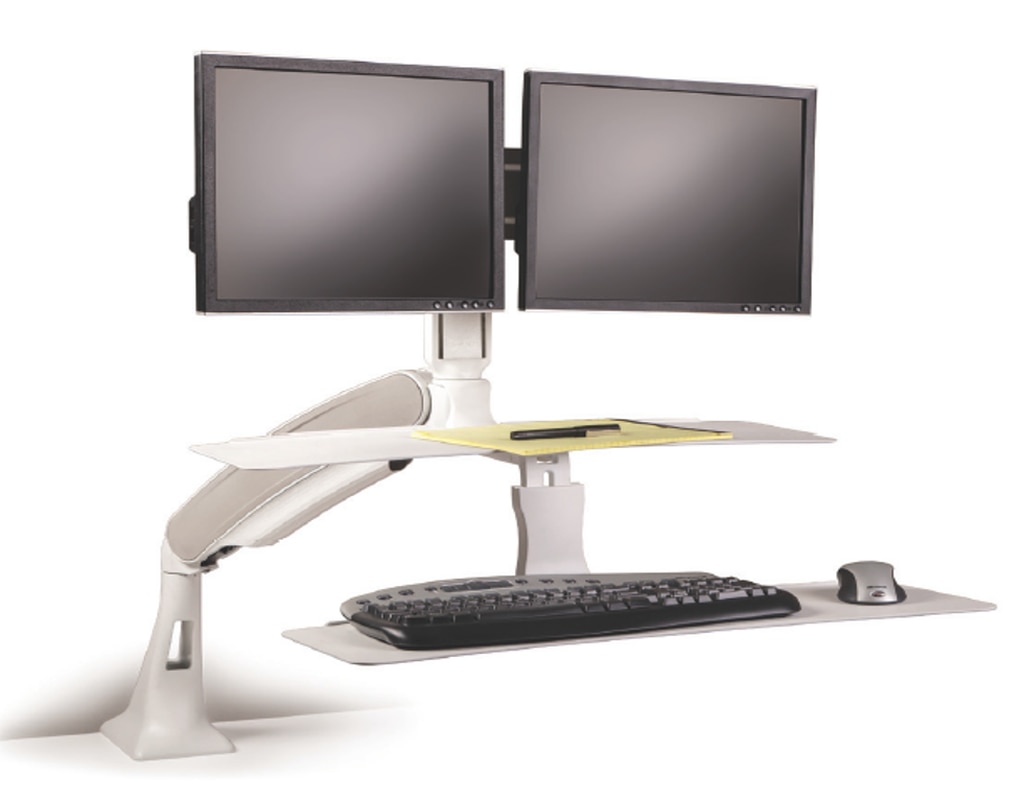 S2S Dual Sit Stand Workstation Ergoprise