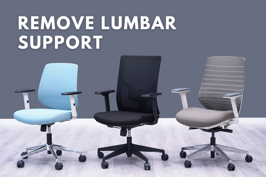 branch ergonomic chair remove lumbar support